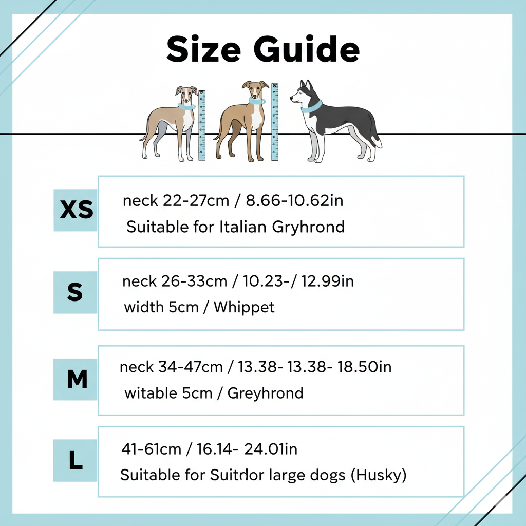 Italian Greyhound & Whippet Martingale Collar