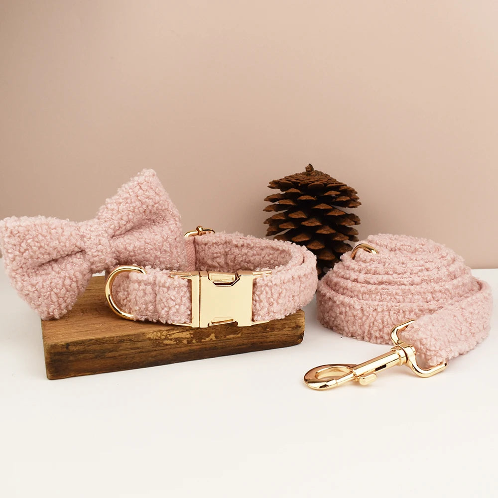 Teddy Pink Fleece Harness Collection